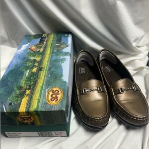 SAS Womens Metro Horsebit Loafers Size 8.5W  Leather Tripod Comfort